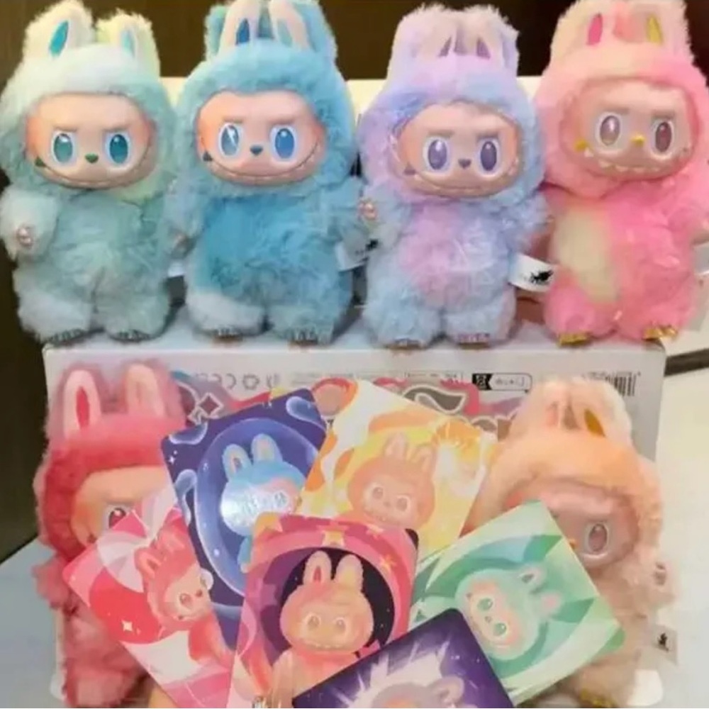 Labubu Big Into Energy Colorful Plush Stuffed monsters 1pc random - Picture 5 of 8